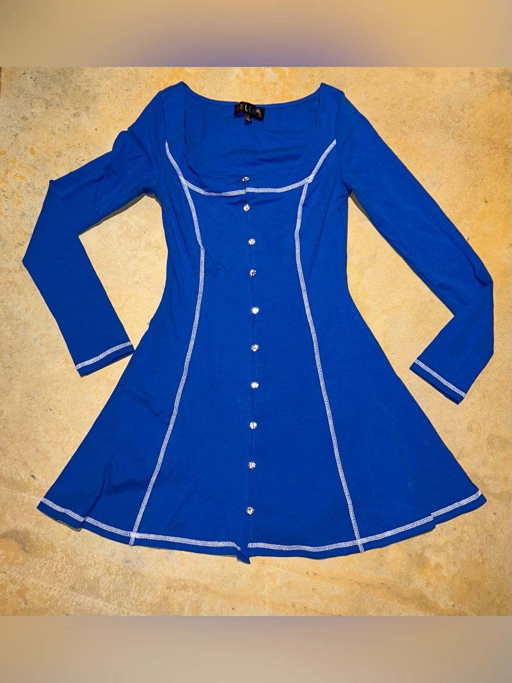 SKY SAVE ME A DANCE MINI DRESS
DELIA*S BY DOLLS KILL size Small S Blue